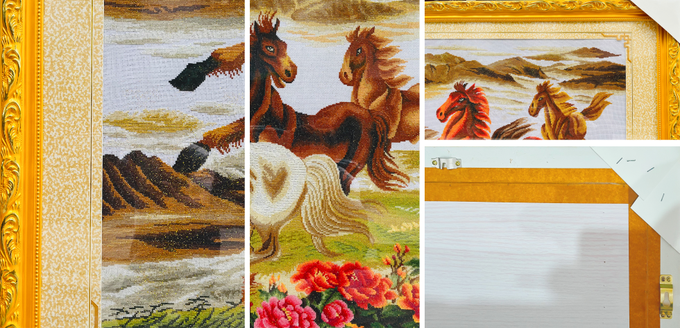 家和万事兴年年有余竹子金锦鲤局部图展示效果