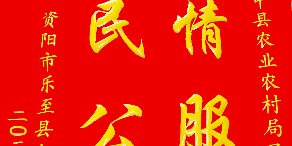 发泡金字印平面锦旗展示图片1