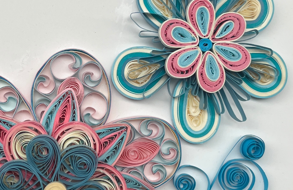 温馨之家牡丹花家字装裱效果