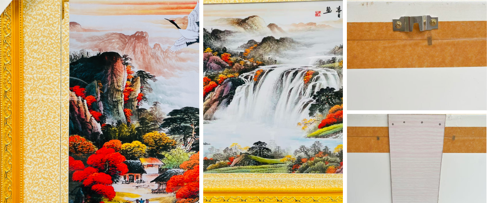 百寿图对联升局部展示图