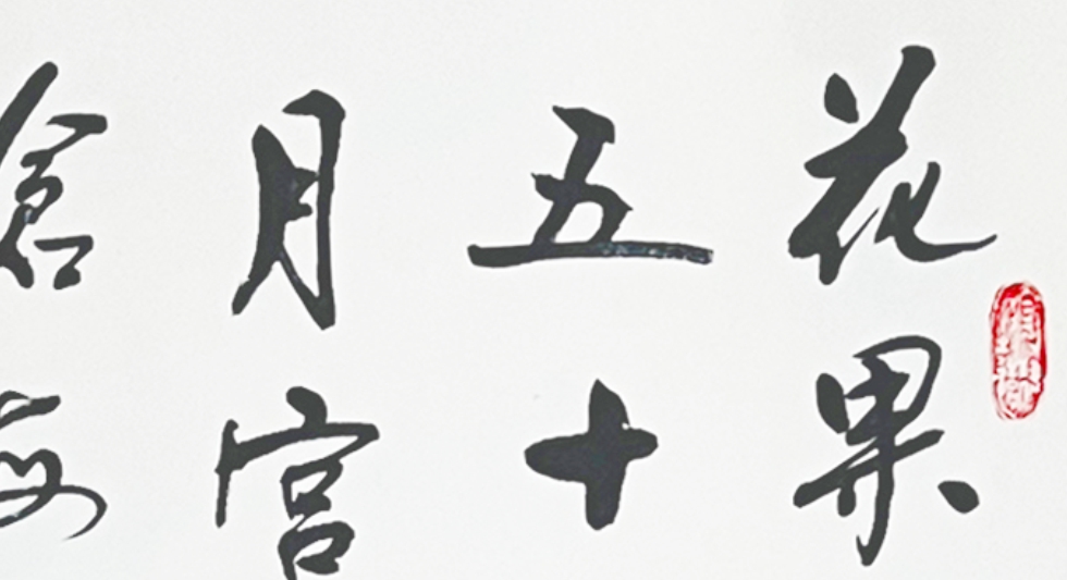 心经作品局部展示